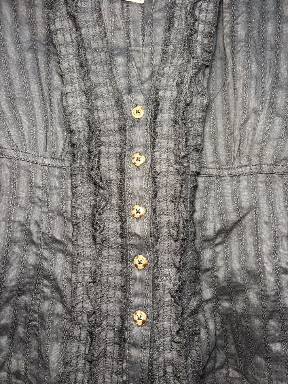 Pilcro by anthropologie keira collared button-front blouse NWT - Picture 6 of 8